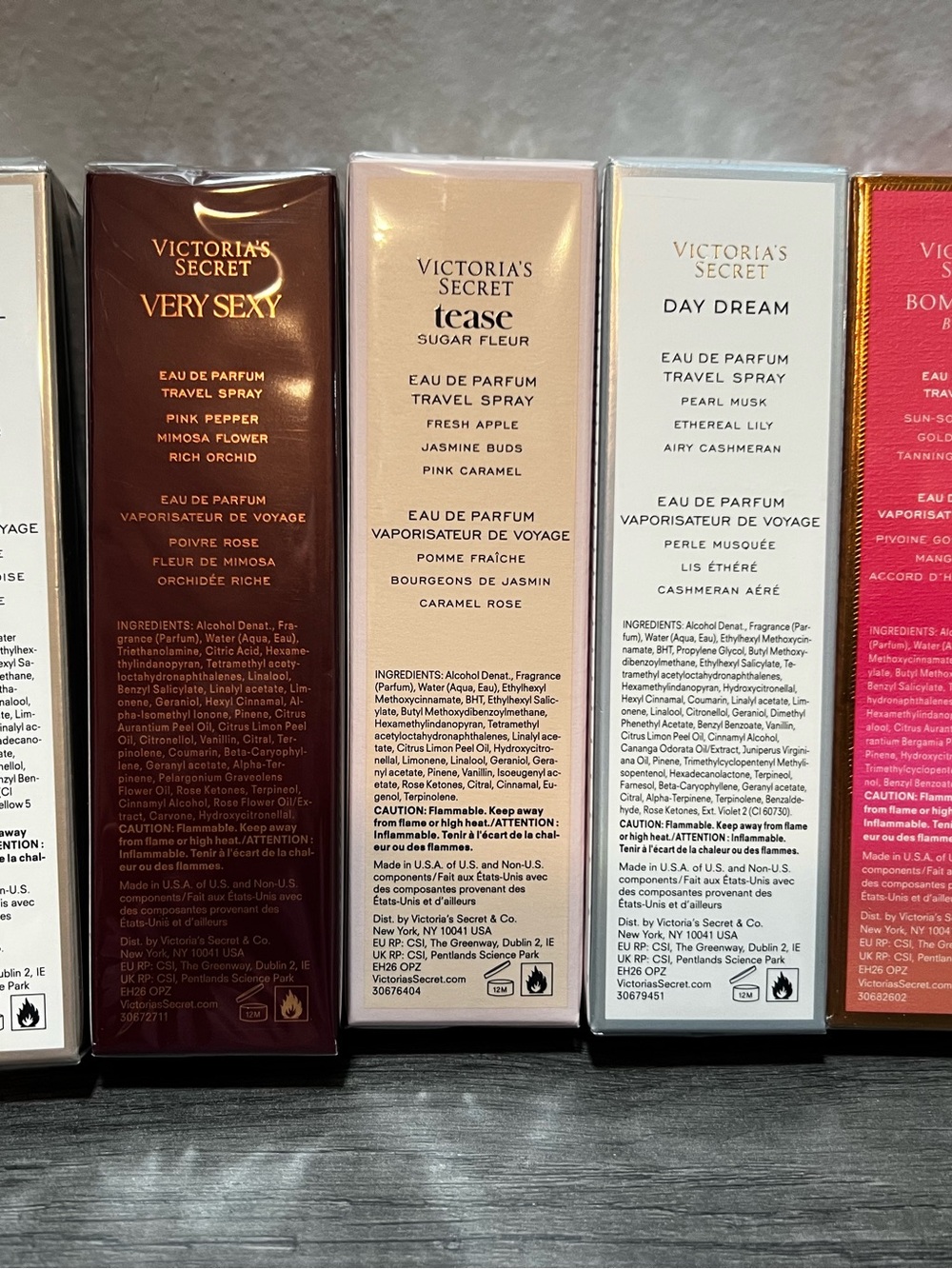 Victorias secret & designer perfume travel sprays bundle - 5 pieces - new - Picture 5 of 5